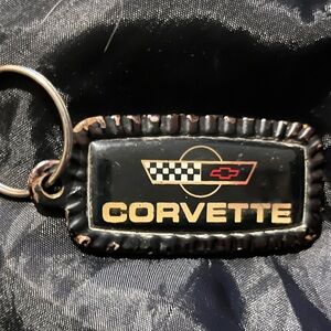 Corvette vintage keychain/ring Y2K retro iconic staple sports car muscle